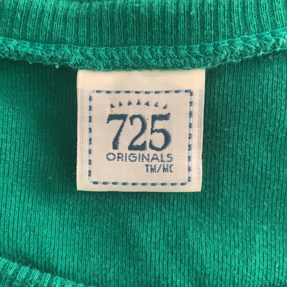 725 Originals Kelly Green Summer Sweater LS Knit Tee Shirt Top - Picture 5 of 7